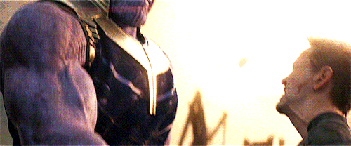 irondicc: mcufam: Tony Stark vs. Thanos in adult photos