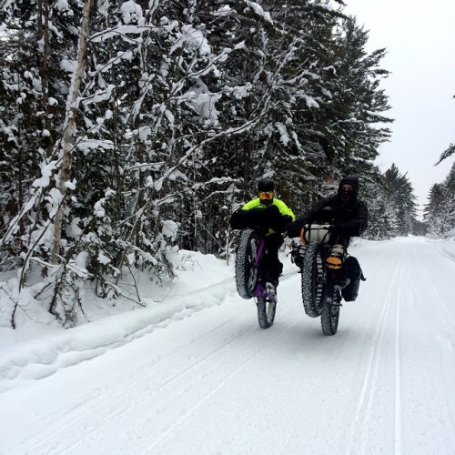 dfitzger:  By @tytanium: Wheelie Wednesday in the UP. #ecdoesit #chetsleisureride #goldensaddlecycle