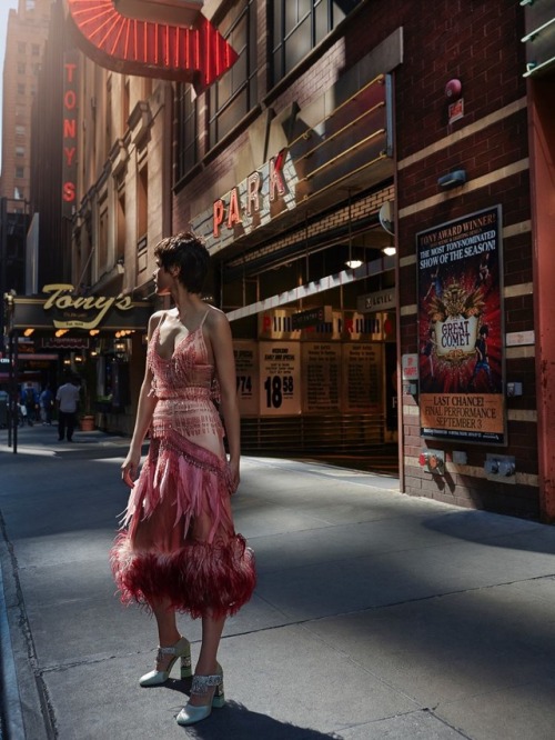 ibbyfashion:Kris Gottschalk by Agata Pospieszynska, Harper’s Bazaar Russia