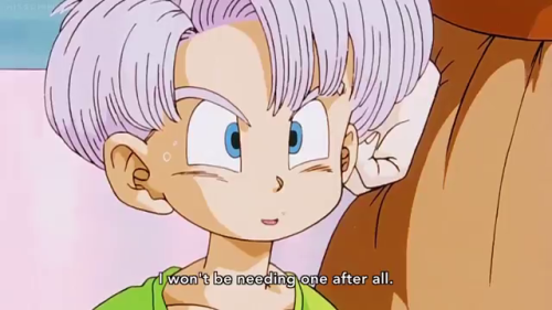 When Trunks realises from a young age that sometimes his mom’s fashion sense leaves a lot to be desi