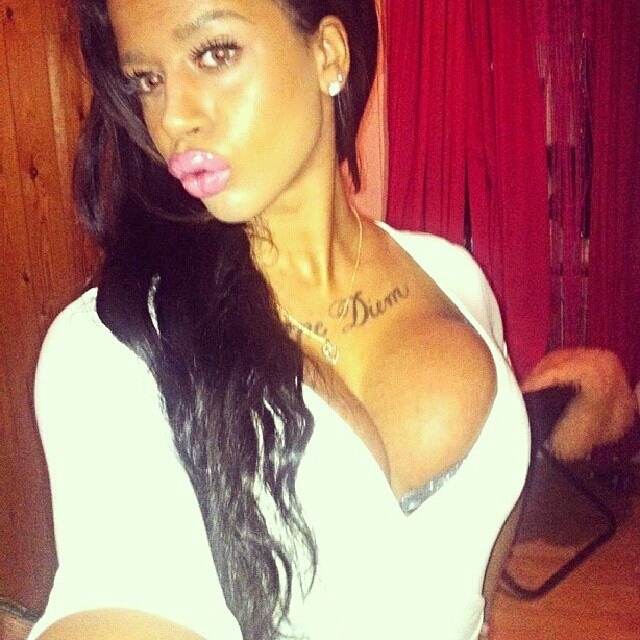 surgicallyenhancedfucktoys:  amateur-implant-pics:  @barbiedenise  — Check out