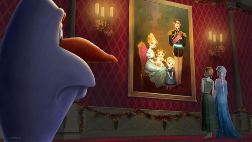 Visual development for Disney/Pixar’s short Olaf’s Frozen Adventure (x)