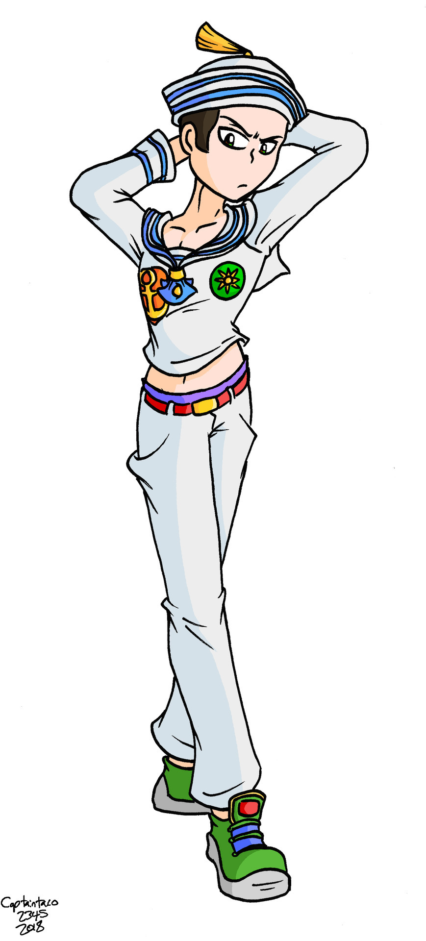 Josuke Higashikata from Jojo part 8, Jojolion. Finally, I’ve drawn every single