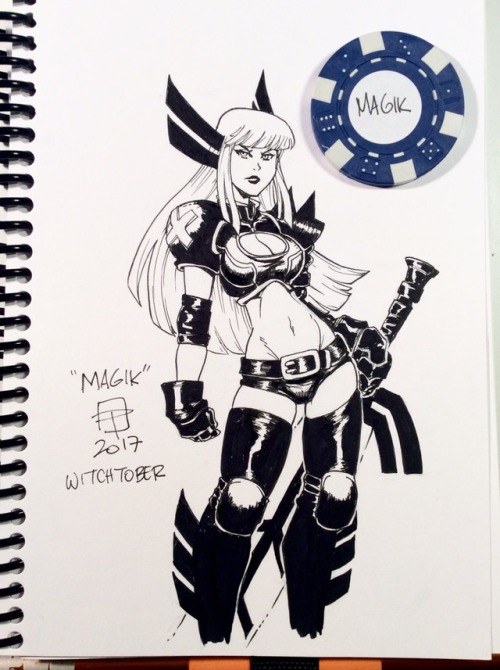 Porn photo callmepo:Witchtober day 6: Illyana Rasputin