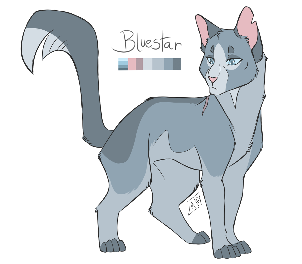 Bluestar!! I'm doing the 100 warrior cat challenge and Bluestar is