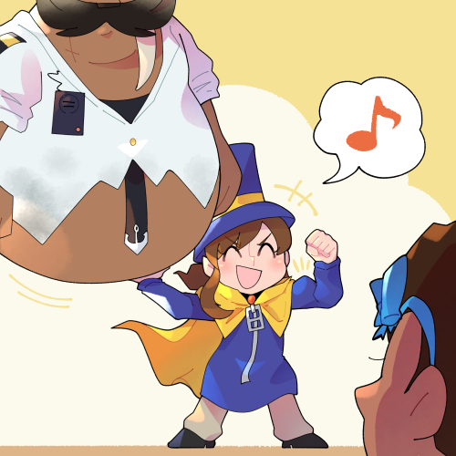 Hat Kid : Actually, I did a lot of training, working with everyone!Thank you for the request!!