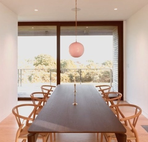 Contemporary Dining Room - Dining RoomInspiration For A Mid-sized Contemporary Light Wood Floor And Beige
