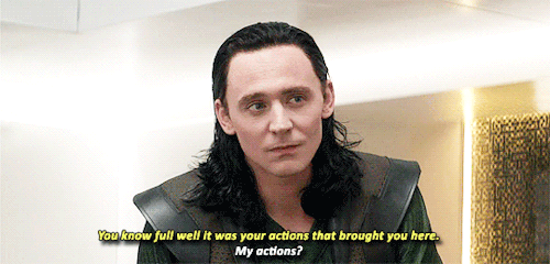 lokihiddleston:Frigga: “The books I sent, do they not interest you?”Loki: “Is that how I am to while