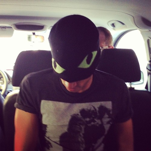 thewantedblog: Is that an alien..? Siva in the cap from me &lt;3