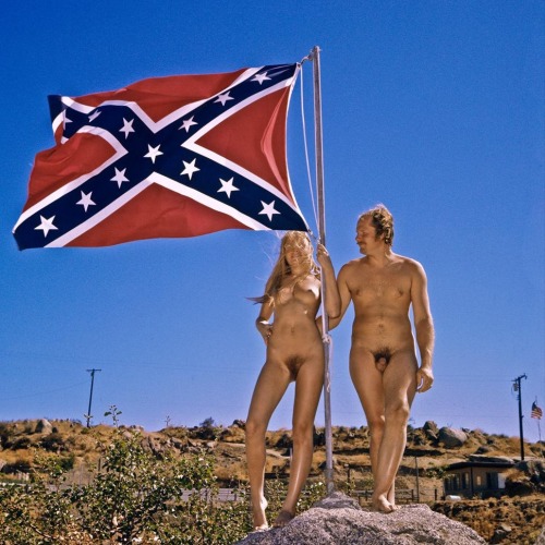 forevernudistevermore: Uh oh. It’s the Confederate flag :)
