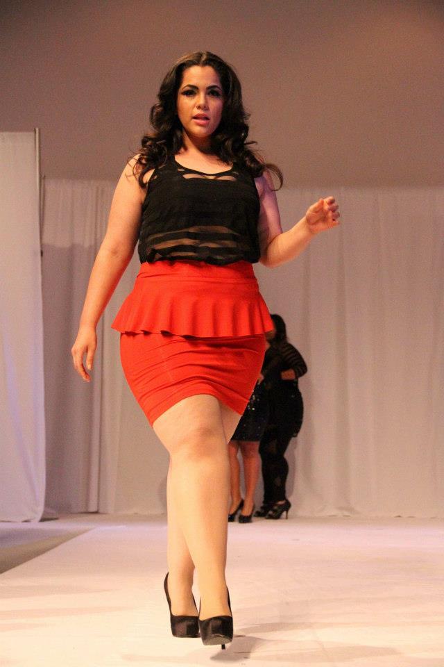 planetofthickbeautifulwomen:  Plus Sized Model Nicole Zepeda @ The Los Angeles Fashion