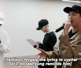 Taehyung Taking Care Of Namjoon 