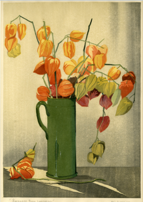 ein-bleistift-und-radiergummi:Eric Slater ‘Japanese Bush Lanterns’ 1930’s