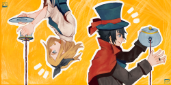 xzhang:  Progress WIP: 1, 2, 3Luna and Noctis as Alice and the Mad Hatter Ko-Fi Page | Commission Info | Storenvy  