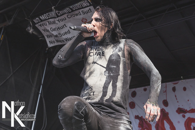 dont-bring-me-the-horizon:  Chris Motionless of Motionless in White at Vans Warped