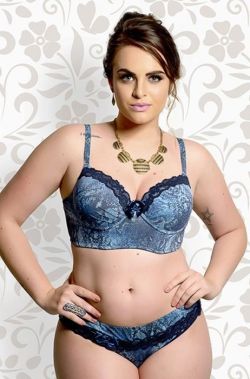 lingerie-plus:  Conjunto Seduce Jeans Plus Size - Divas Plus - Lingeries e Moda Íntima Plus Size Feminina | Divas Plus