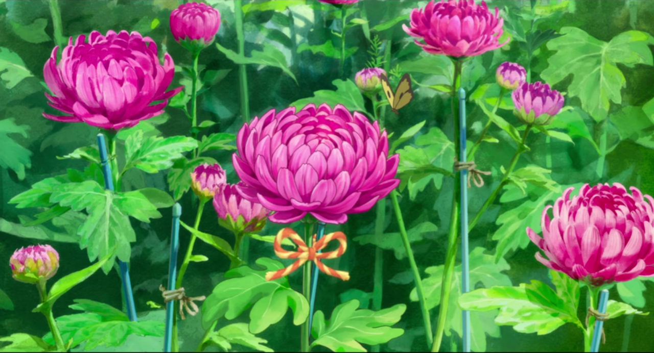Anime Art Scenery Field of Flowers With Puffy Clouds - Etsy UK-demhanvico.com.vn
