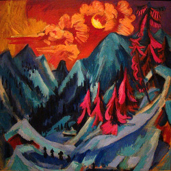 Ernst Ludwig Kirchner.Â Winter Landscape