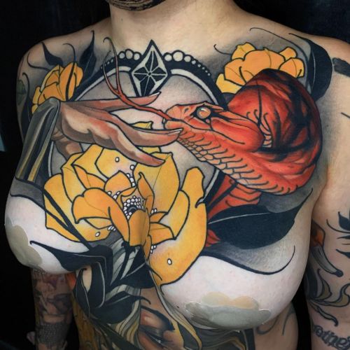 chris primm chest;flower;neotrad;snake