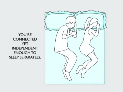 Porn Pics sadanduseless:  What Your Sleeping Positions