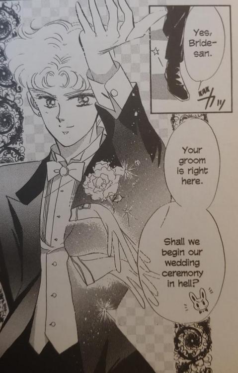 sailormoonsub:I love that Usagi’s solution to defeating a bridal-themed monster didn’t N
