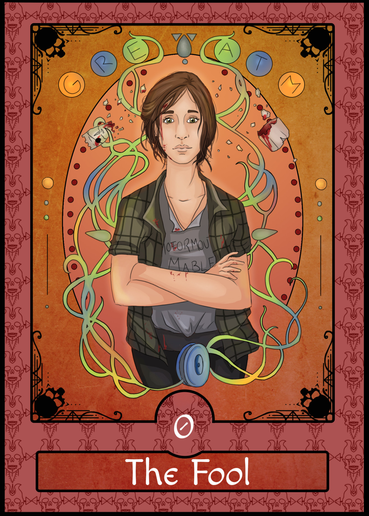 meghanhounsellart:  Walking Dead Tarot Cards Part 1  The Fool  The Magician  The