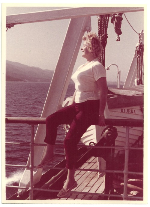 markonpark:Buxom woman on Croatian ship. Etsy: markonpark