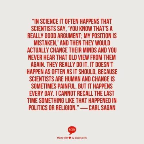 No shit… both of those are created from bullshit entirely… Science is truth as we currently know it.  Amen.