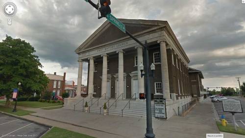 streetview-snapshots:First Baptist Church, East Main Street, Murfreesboro, Tennessee