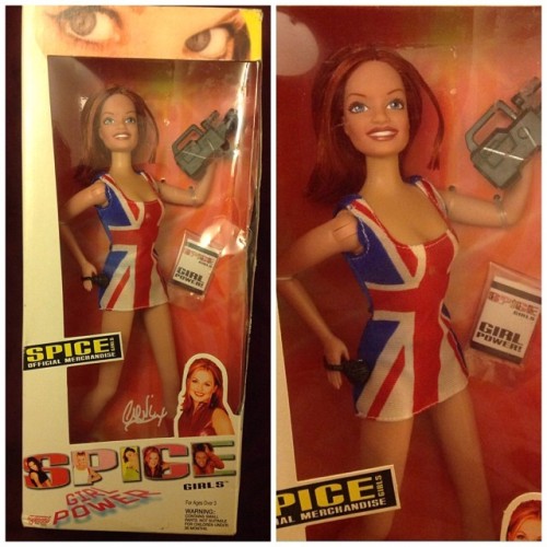 tinadw: Just found an original 1997 Ginger Spice doll in original packaging in a charity shop! I sti