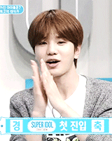 sungjongontop:  Super MCJJong who is cuter than you (>’o’)> ♥ <(‘o’<) 