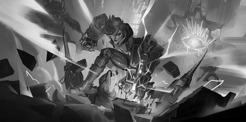 Arcane Vi - Legends of Runeterra Splash Art Concepts