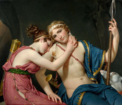 The Farewell of Telemachus and Eucharis by Jacques-Louis David1818oil on canvasGetty Museum 