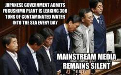 dreamsofinkandlies:   sagginpants-singlemamas:  jungz:  forcesofnature: reblog please…the media is asleep &ldquo;A puddle of the contaminated water was emitting 100 millisieverts an hour of radiation, Kyodo news agency said. Masayuki Ono, general manager