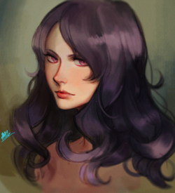 herukas:A warm up portrait of Camilla inspired by her skill, Rose’s thorns. 