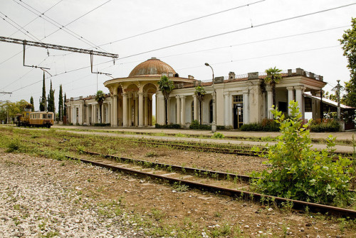 wingthingaling: The Most Beautiful Abandoned Railway Station in the World This is an abandoned railw