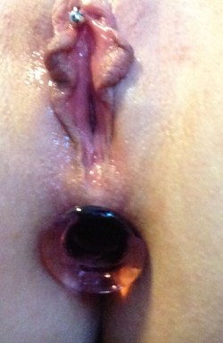 Sexy Piercing And A Plug - Hot!!