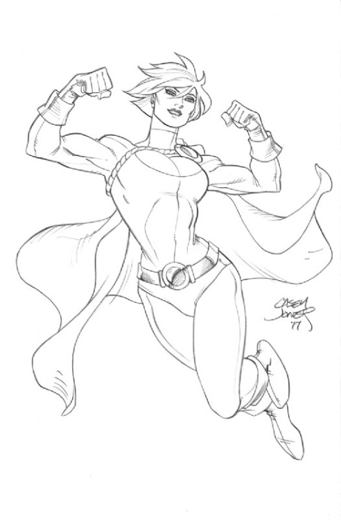 Porn photo willjones4179:Power Girl by Casey Jones