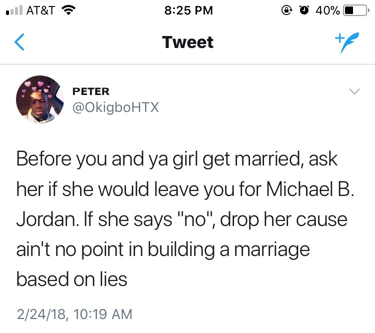 howpearlsareformed:  even my straight husband says he’d leave me for michael b