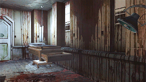 fionasbelli:Resident Evil 4 Scenery - Surgery &amp; Freezer Room