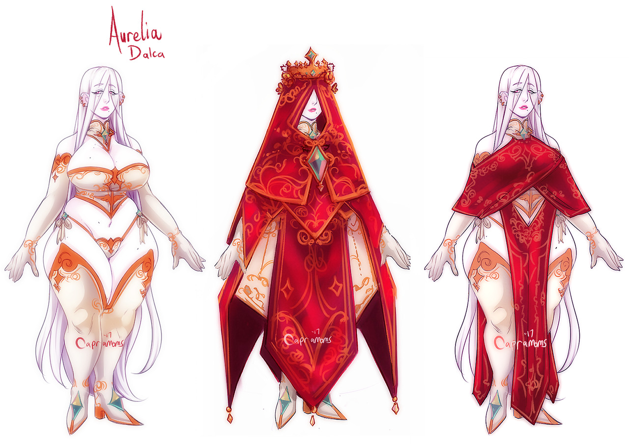 capramoms:  Aurelia’s design sheet is done~  This is a nice design.