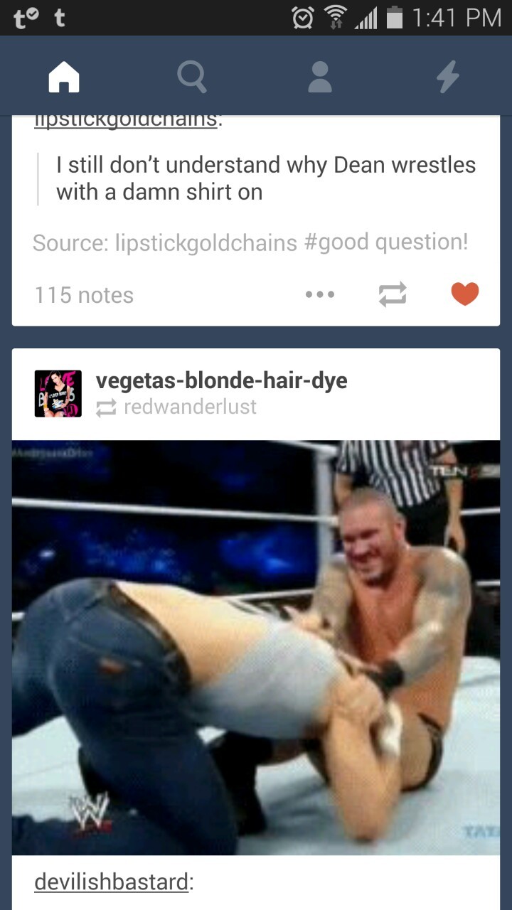 wweobsessed15:  I Think Randy agrees with us.