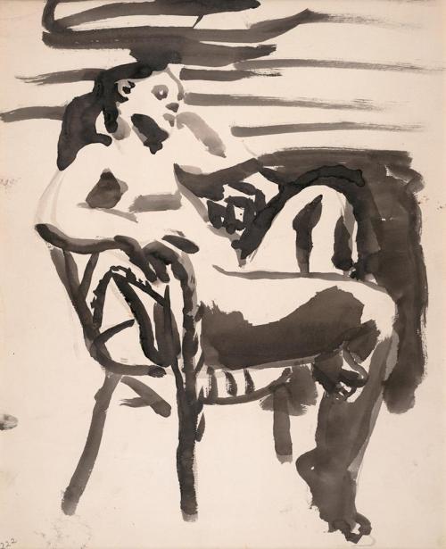 artexpansion:David Park, Figure in a Chair, 1960