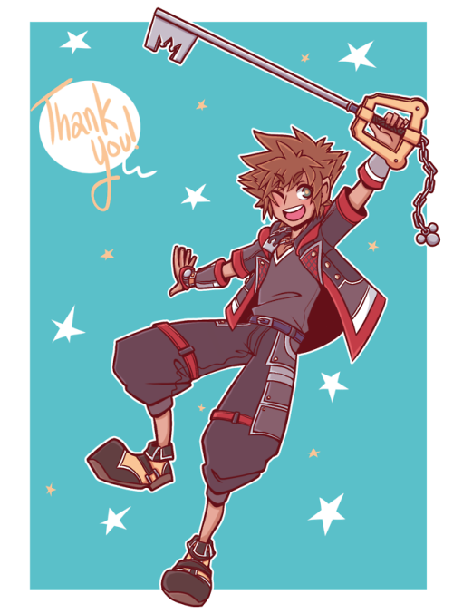 destiny-islanders:  Thank you for 17k followers!Holy moly. Around this time last year, I was doing a giveaway for 10k! Thanks so much to everyone who’s joined me for doodles and shitposts this year, and for those of you who’ve been around for longer