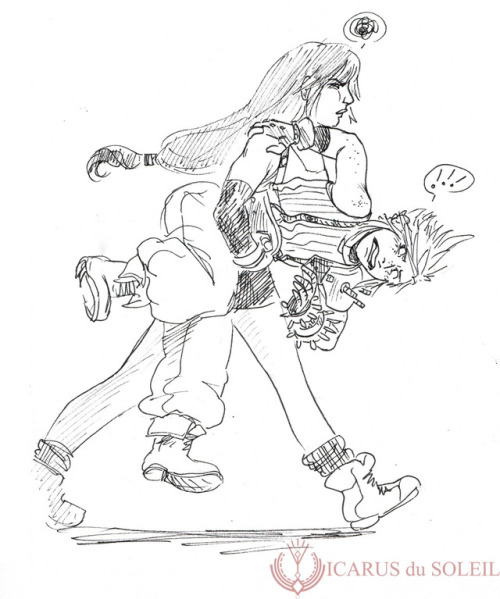 icarus-doodles:  got the ffvii nostalgia REAL BAD YA FEEL ME??   (Originally posted on Twitter)   