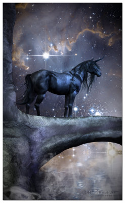 galaxywalaxy:  The Black Unicornby *LostSoulsArt