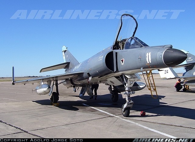 The Dassault-Breguet Super Étendard is a French carrier-borne strike fighter in