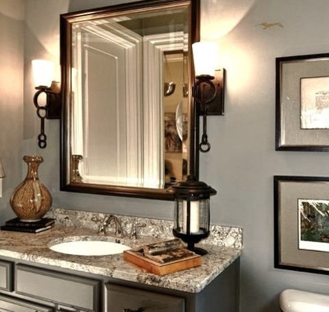 Powder Room In AtlantaA Classic Powder Room Design Illustration