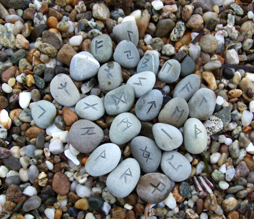 witchscupboard:Beach stone runes by Cast a StoneAll natural magick ~