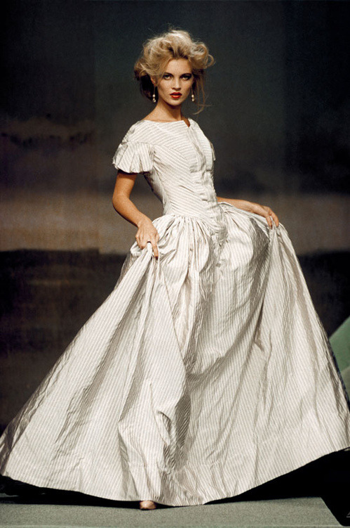 Not Ordinary Fashion #fashionisart — Kate Moss in Vivienne Westwood Wedding  Dress for